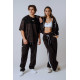 NEBBIA : ШТАНИ Relaxed Sweatpants POWER 904 Dark Brown Camo