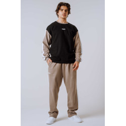 NEBBIA : ШТАНИ Relaxed Sweatpants POWER 904 Light Brown