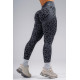 NEBBIA : ЛЕГГИНСЫ Push-Up Compression Leopard Leggings PRIMAL 849 "Black Leopard"