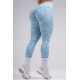 NEBBIA : ЛЕГГИНСЫ Push-Up Compression Leopard Leggings PRIMAL 849 "Blue Leopard"