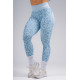 NEBBIA : ЛЕГГИНСЫ Push-Up Compression Leopard Leggings PRIMAL 849 "Blue Leopard"