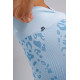 NEBBIA : ЛЕГГИНСЫ Push-Up Compression Leopard Leggings PRIMAL 849 "Blue Leopard"