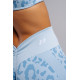 NEBBIA : ЛЕГГИНСЫ Push-Up Compression Leopard Leggings PRIMAL 849 "Blue Leopard"