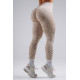 NEBBIA : ЛЕГГИНСЫ Push-Up Compression Leopard Leggings PRIMAL 849 "Cream Leopard"