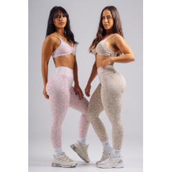 NEBBIA : ЛЕГГИНСЫ Push-Up Compression Leopard Leggings PRIMAL 849 "Pink Leopard"