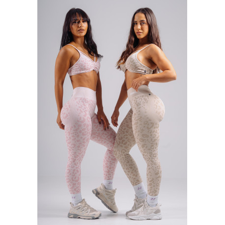 NEBBIA : ЛЕГІНСИ Push-Up Compression Leopard Leggings PRIMAL 849 "Pink Leopard"