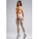 NEBBIA : ТОП Medium Support Leopard Sports Bra PRIMAL 854 "Cream Leopard"