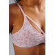 NEBBIA : ТОП Medium Support Leopard Sports Bra PRIMAL 854 "Pink Leopard"