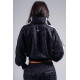 NEBBIA : КОФТА Half-Zip Leopard Sweatshirt PRIMAL 866 "Black Leopard"