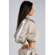 NEBBIA : КОФТА Half-Zip Leopard Sweatshirt PRIMAL 866 "Cream Leopard"