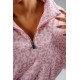NEBBIA : КОФТА Half-Zip Leopard Sweatshirt PRIMAL 866 "Pink Leopard"