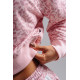 NEBBIA : КОФТА Half-Zip Leopard Sweatshirt PRIMAL 866 "Pink Leopard"