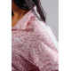 NEBBIA : КОФТА Half-Zip Leopard Sweatshirt PRIMAL 866 "Pink Leopard"