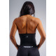 NEBBIA : МАЙКА Halter Top with Built-in Bra PRIMAL 863 "Black"