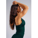 NEBBIA : МАЙКА Halter Top with Built-in Bra PRIMAL 863 "Dark Green"