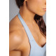 NEBBIA : МАЙКА Halter Top with Built-in Bra PRIMAL 863 "Light Blue"