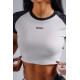 NEBBIA : ТОП Crop Top Leopard '97 PRIMAL 861 "Black Leopard"