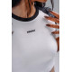NEBBIA : ТОП Crop Top Leopard '97 PRIMAL 861 "Black Leopard"