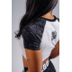 NEBBIA : ТОП Crop Top Leopard '97 PRIMAL 861 "Black Leopard"