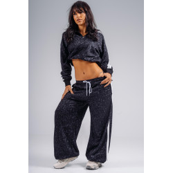 NEBBIA : ШТАНЫ Baggy Leopard Sweatpants PRIMAL 865 "Black Leopard"