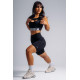 NEBBIA : ВЕЛОСИПІДКИ High-Waist Shorts with Pockets PRIMAL 858 "BLACK"