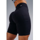 NEBBIA : ВЕЛОСИПЕДКИ High-Waist Shorts with Pockets PRIMAL 858 "BLACK"