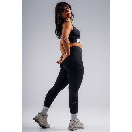 NEBBIA : ЛЕГГИНСЫ High-Waist Sculpting Leggings with Pockets PRIMAL 851 "Black"