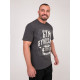 DICH: Classic T-Shirt Dark Gray Melanje "Gym Syndicate"