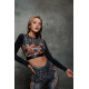 Bona Fide : Rashguard Midi Bloom "Coral"