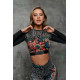 Bona Fide : Rashguard Midi Bloom "Coral"