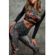 Bona Fide : Rashguard Midi Bloom "Coral"
