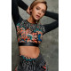Bona Fide : Rashguard Midi Bloom "Coral"