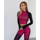 Bona Fide: Rashguard Move Up Tiger Lily "Acid Pink"