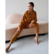 Bona Fide: Safari Jumpsuit "Caramel Velvet"