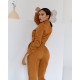 Bona Fide: Safari Jumpsuit "Caramel Velvet"